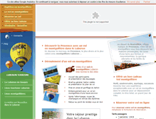 Tablet Screenshot of montgolfiere-luberon.com